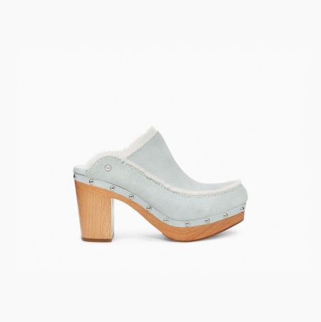 Dámské Boty Mules UGG Aubriana Heels Šedé | QWLANK2B