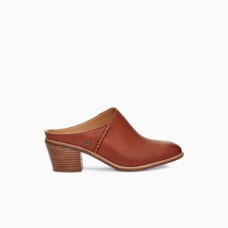 Dámské Boty Mules UGG Lovisa Heels Hnědé | NZAAI1IF
