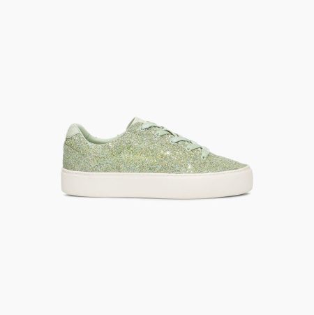 Dámské Boty Na Platformy UGG Zilo Tlustý Glitter Světle Zelene | XCQQB4I1