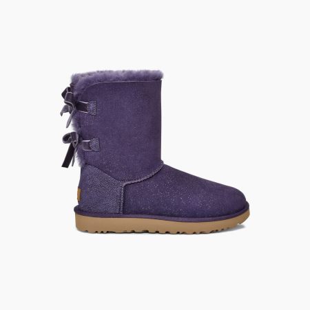Dámské Bow Boots UGG Bailey Bow II Twinkle Fialové | SADFH741