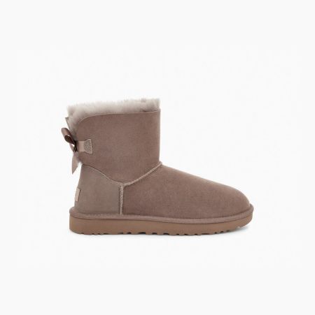 Dámské Bow Boots UGG Mini Bailey Bow II Hnědožlutý | X6W4LAKY
