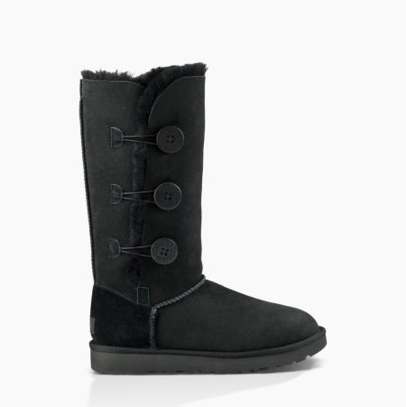 Dámské Button Boots UGG Bailey Button Triplet II Černé | S1YKE9XU