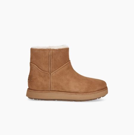 Dámské Classic Boots UGG Classic Mini BLVD Hnědožlutý | 3CYG1VHZ