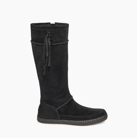 Dámské Knee High Boots UGG Emerie Vysoké Černé | IBD5IRXQ