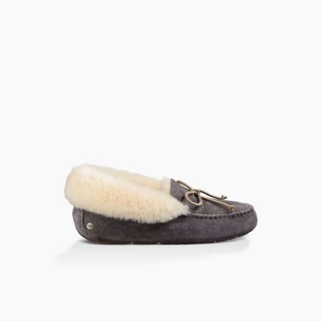 Dámské Loafers UGG Alena Tmavě Šedé | T308QIXX