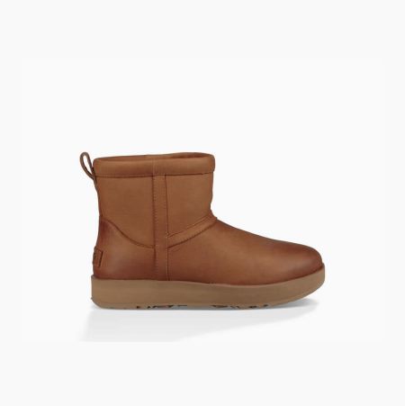 Dámské Nepromokavé Boty UGG Classic Mini Hnědé | V6YXVT00