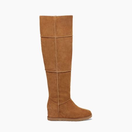 Dámské Over The Knee Boots UGG Classic OTK Hnědé | DZML9N0T