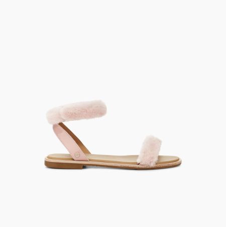 Dámské Sandály UGG Fluff Springs Lakovaná Oranžové | 4D0KF26R