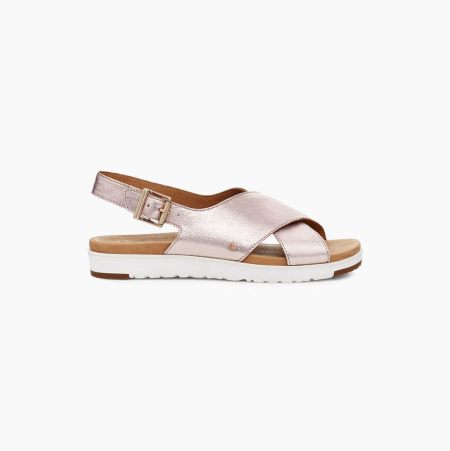 Dámské Sandály UGG Kamile Metallic Růžové | BSPU151B