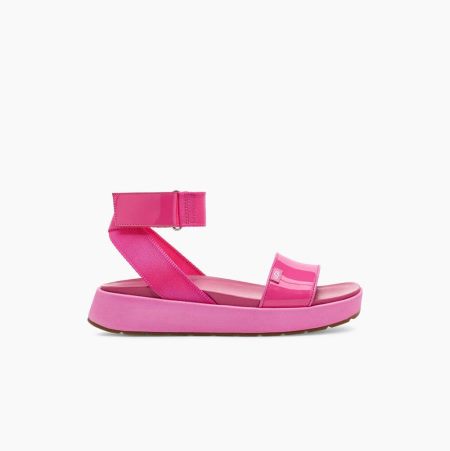 Dámské Sandály na Platformě UGG Lennox Růžové | SWBRKIR2