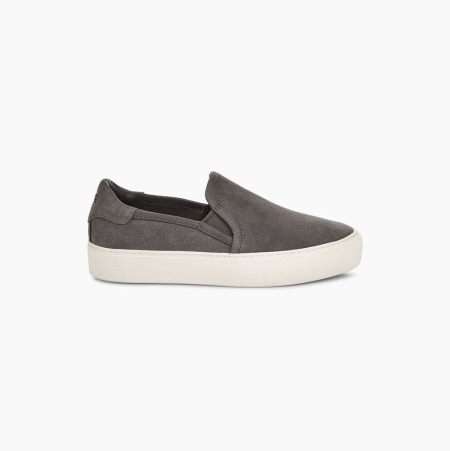 Dámské Slip On Tenisky UGG Jass Semišové Šedé | P549ZOPJ