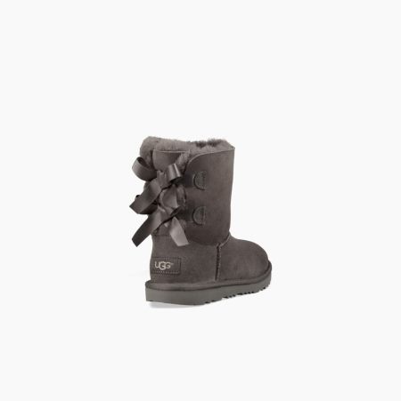 Dětské Bow Boots UGG Bailey Bow II Šedé | SN7VBRPF