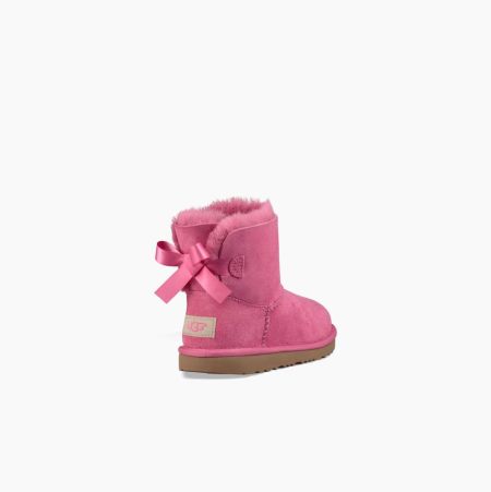 Dětské Bow Boots UGG Mini Bailey Bow II Růžové | HR83Z4F7