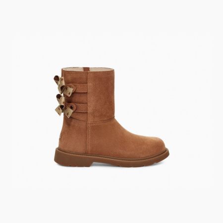 Dětské Bow Boots UGG Tillee Hnědé | UTKLJISO