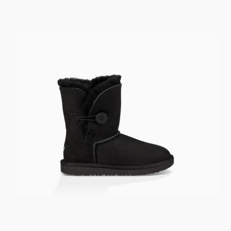 Dětské Button Boots UGG Bailey Button II Černé | 54P5MW1O