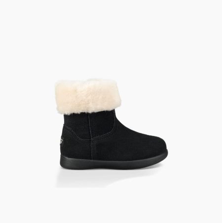Dětské Fur Boots UGG Jorie II Černé | T3WSRIZA