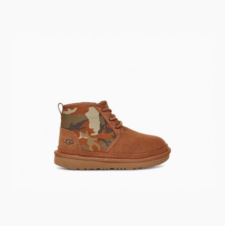 Dětské Neumel Boots UGG Neumel II Camo Hnědé Maskáčové | 5R62KMK0