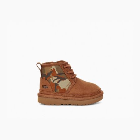 Dětské Neumel Boots UGG Neumel II Camo Hnědé Maskáčové | B1B17H5M