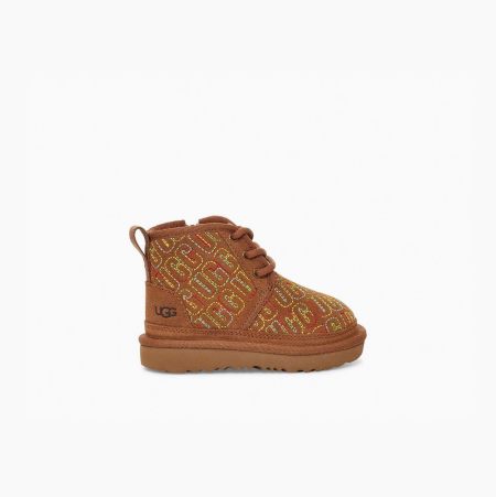 Dětské Neumel Boots UGG Neumel II Grafická Stitch Hnědé | M4LSHWYA