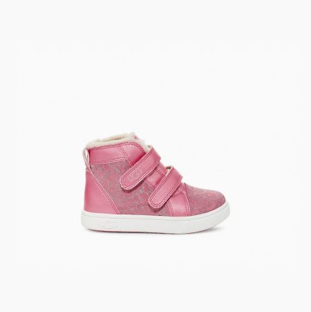Dětské Sneaker Boty UGG Rennon II Glitter Leopard Růžové | L9H3P1NP