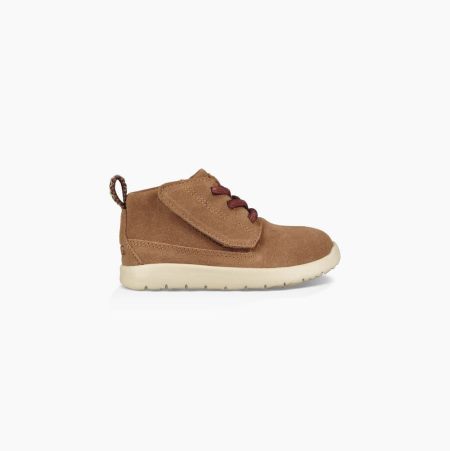 Dětské Šněrovací Boty UGG Canoe Semišové Chukka Hnědé | 2XC6X9V1