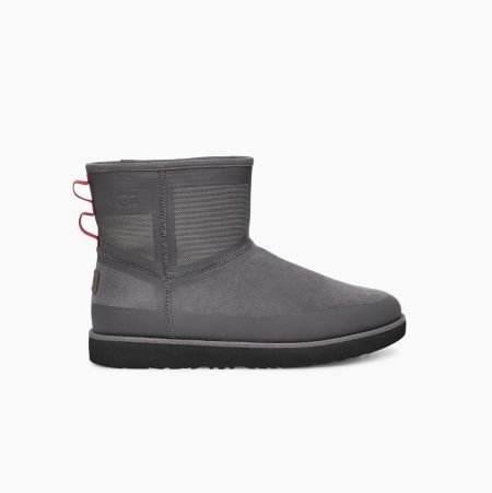 Pánské Classic Boots UGG Classic Mini Urban Tech Weather Tmavě Šedé | W40T9X0U