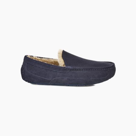 Pánské Loafers UGG Ascot Tmavě Blankyt | F3RB1AIB