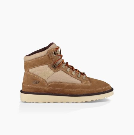Pánské Turistické Boty UGG Highland Hiker Hnědé | DQ7F6U17