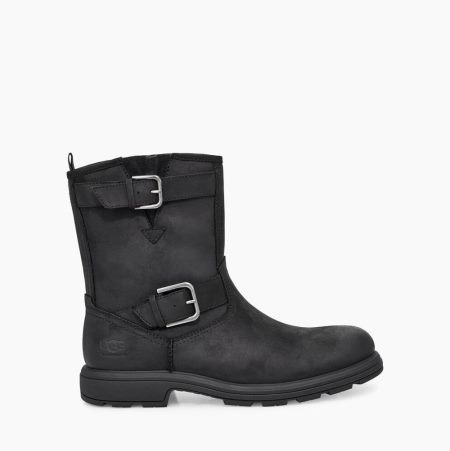 Pánské Zimní Boty UGG Biltmore Moto Černé | 6KOACULA