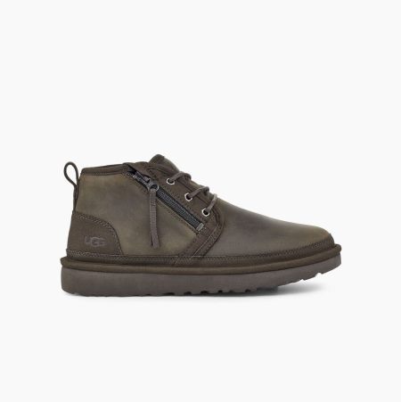 Pánské Šněrovací Boty UGG Neumel Zip Chukka Černé Olivy Zelené | GKY78D7Q