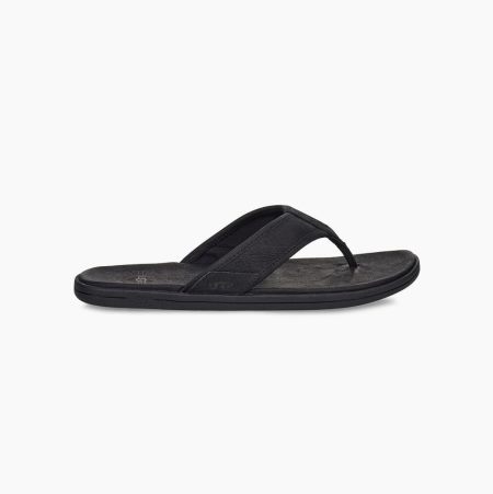 Pánské Žabky UGG Seaside Flip Flop Černé | NJMP6VHJ