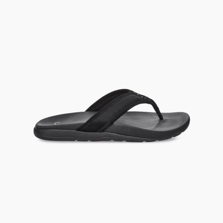 Pánské Žabky UGG Tenoch Ballistic Černé | PZAJ4HBP